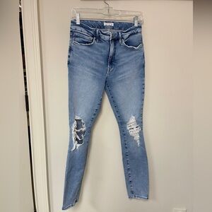 Good American: Women's Distressed Jeans, Size 27